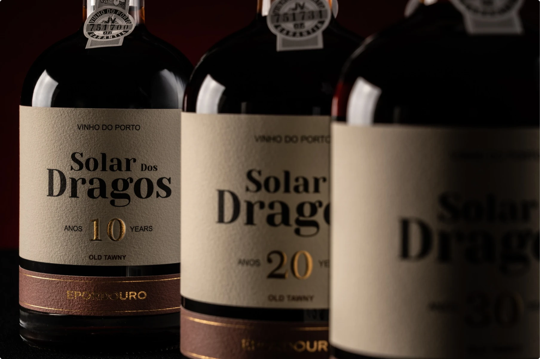 garrafas Solar dos Dragos 10 anos